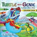 Turtle Meets Genie, The Coloring Book - Paperback