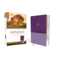 Amplified Study Bible, Imitation Leather, Purple - Imitation Leather