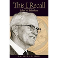 This I Recall - Paperback