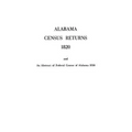 Alabama Census Returns 1820 - Genealogical Publishing - Paperback