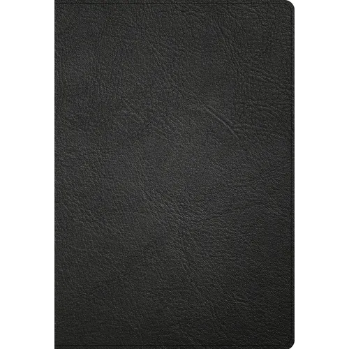 NASB Super Giant Print Reference Bible, Black Genuine Leather, Indexed - Leather
