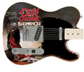 Ozzy Osbourne Autographed Fender Blizzard Of Ozz  Graphics Photo Guitar BAS Witness