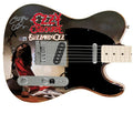 Ozzy Osbourne Autographed Fender Blizzard Of Ozz Graphics Photo Guitar BAS Witness