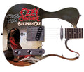 Ozzy Osbourne Autographed Blizzard Of Ozz Album Graphics Photo Guitar BAS Witness