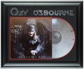 Ozzy Osbourne Signed Autographed Framed Album Lp Flat Display ACOA