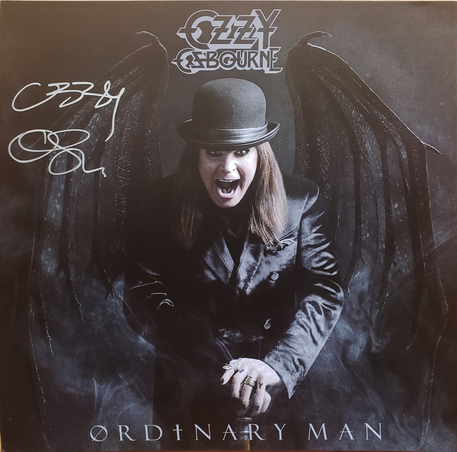 Ozzy Osbourne Signed Autographed Framed Album Lp Flat Display ACOA
