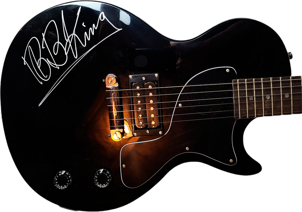 B.B. King Signed Autographed Gibson Epiphone Guitar UACC AFTAL RACC TS PSA LOA