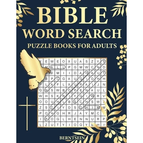 Bible Word Search Puzzle Books for Adults: 100 Extra Large Bible Word Search Puzzles - Paperback