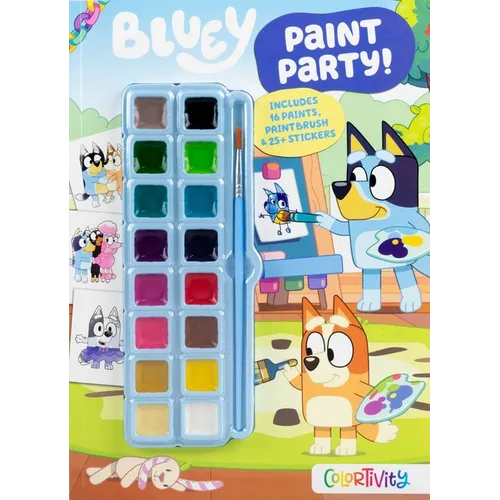 Bluey Colortivity: Paint Party! - Paperback
