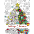 Merry Christmas: A Festive Stress Relief Coloring Book for Adults - Paperback