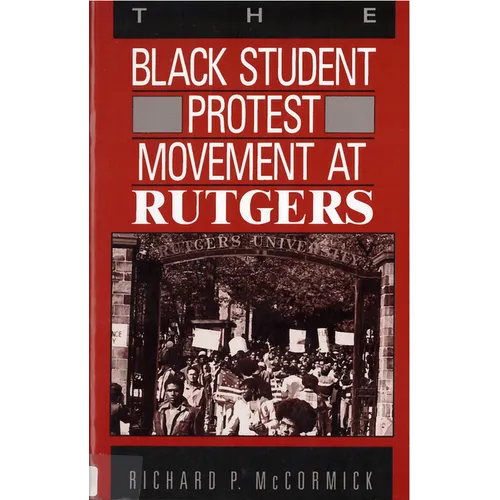 The Black Student Protest Movement at Rutgers - Paperback