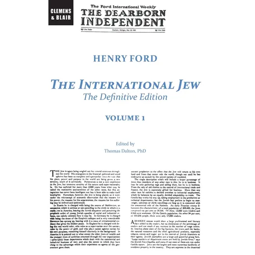 The International Jew: The Definitive Edition (Volume One) - Hardcover