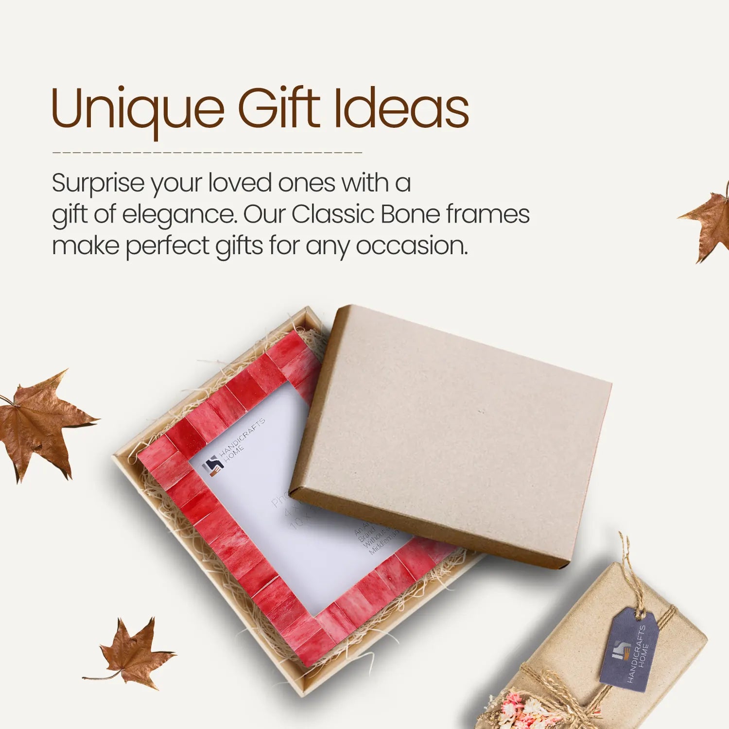 Picture Frame Classic Pattern Collection Bone Inlay 4 Colors – 4x6, 1" Border