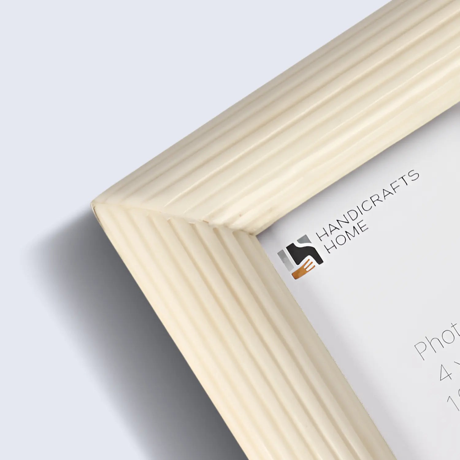 White Carved Bone Inlay Picture Frame | 4x6 5x7 8x10
