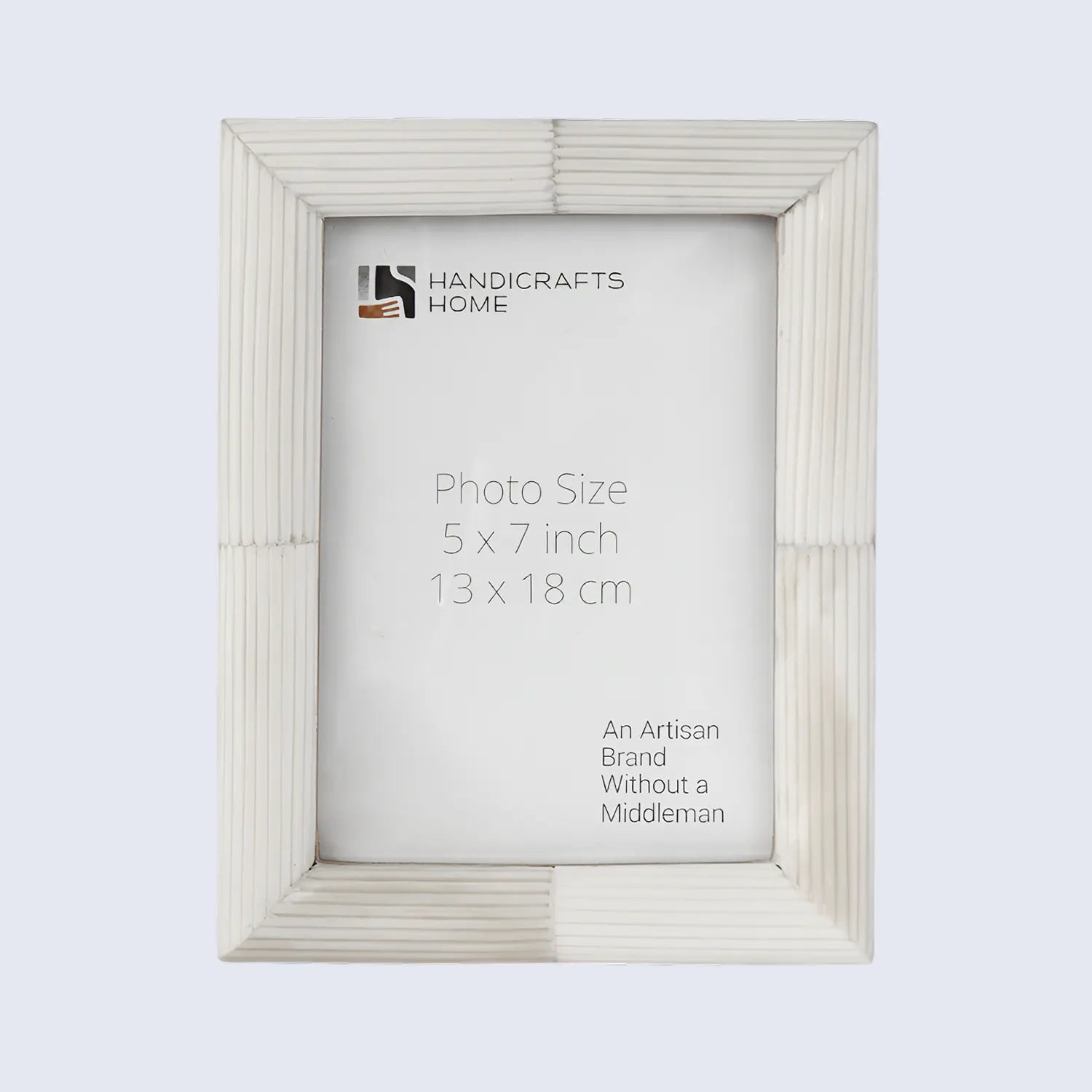 White Carved Bone Inlay Picture Frame | 4x6 5x7 8x10