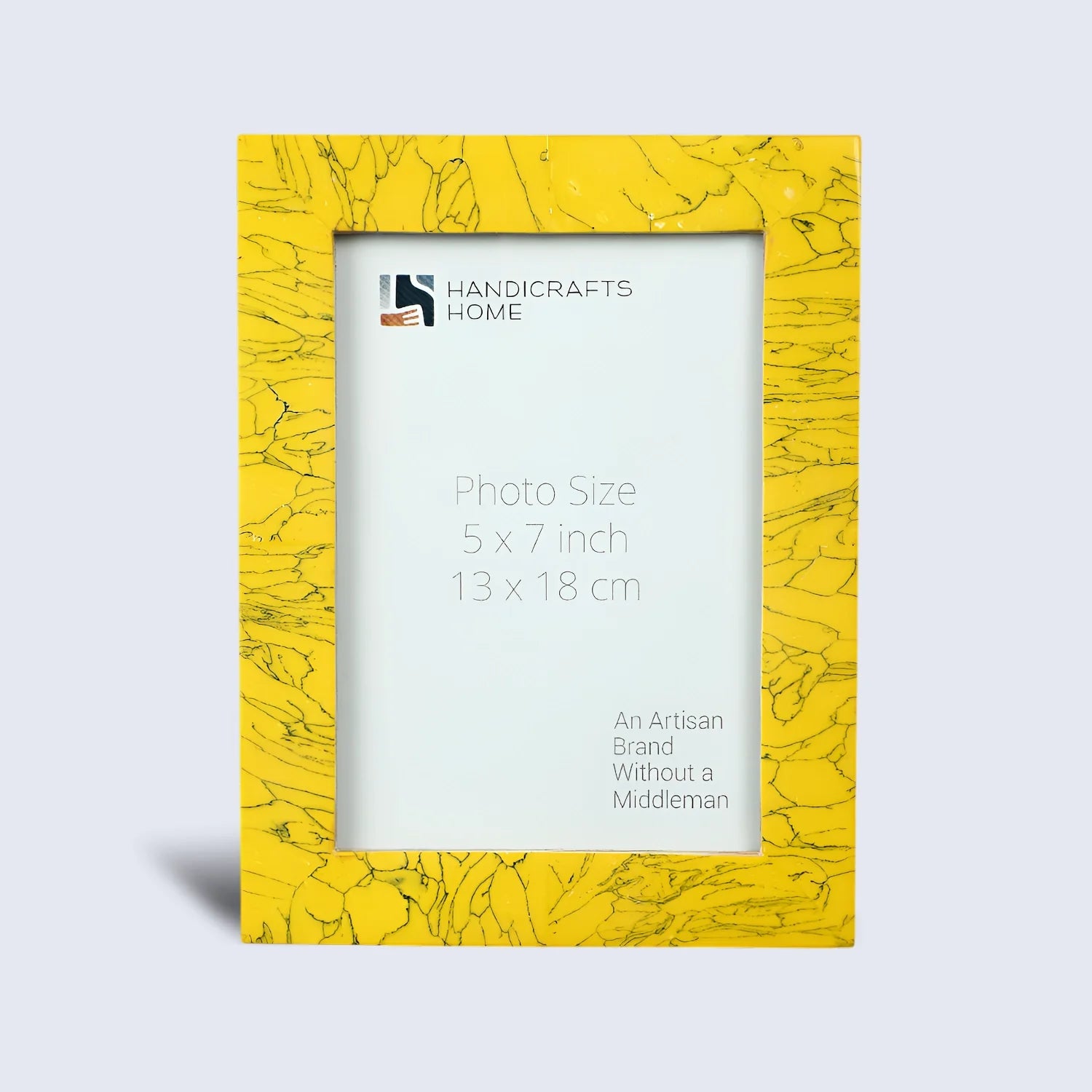 Yellow Resin Inlay Picture Frame | Sunstone Collection | 5x7