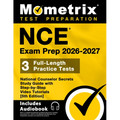 Nce Exam Prep 2026-2027 - 3 Full-Length Practice Tests, National Counselor Secrets Study Guide with Step-By-Step Video Tutorials: [5th Edition] - Paperback
