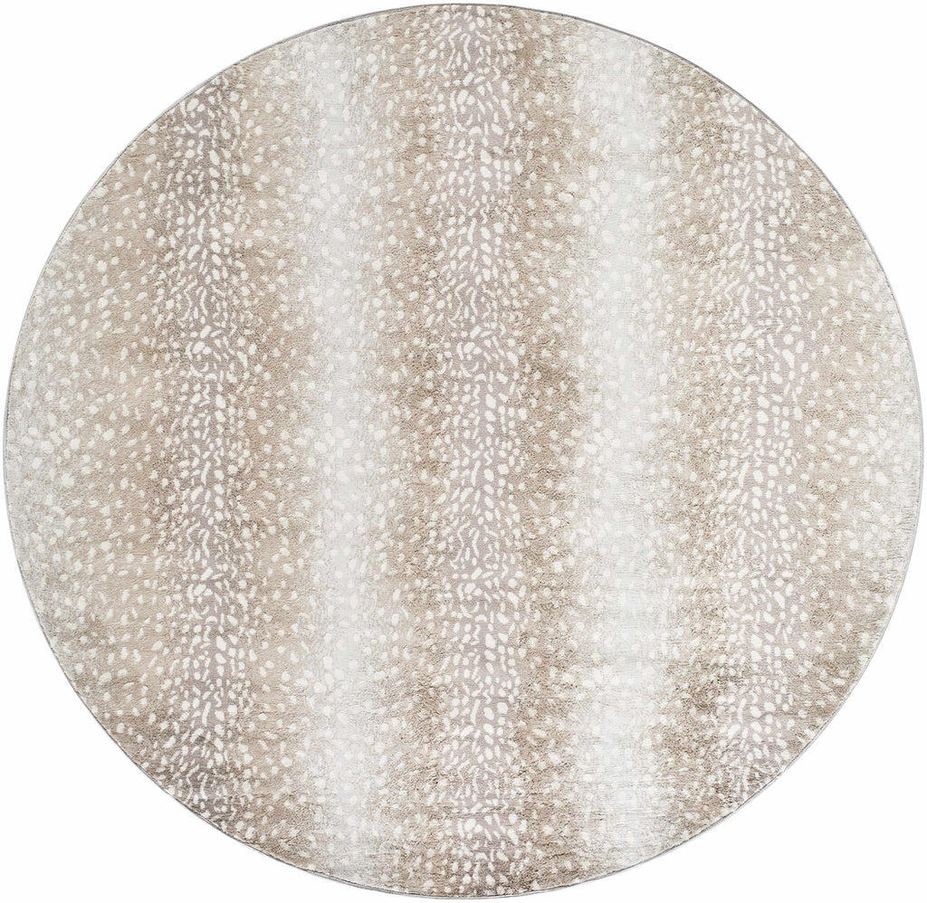 Pointblank Tan Leopard Print Rug