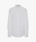 Poplin Bias Shirt | White