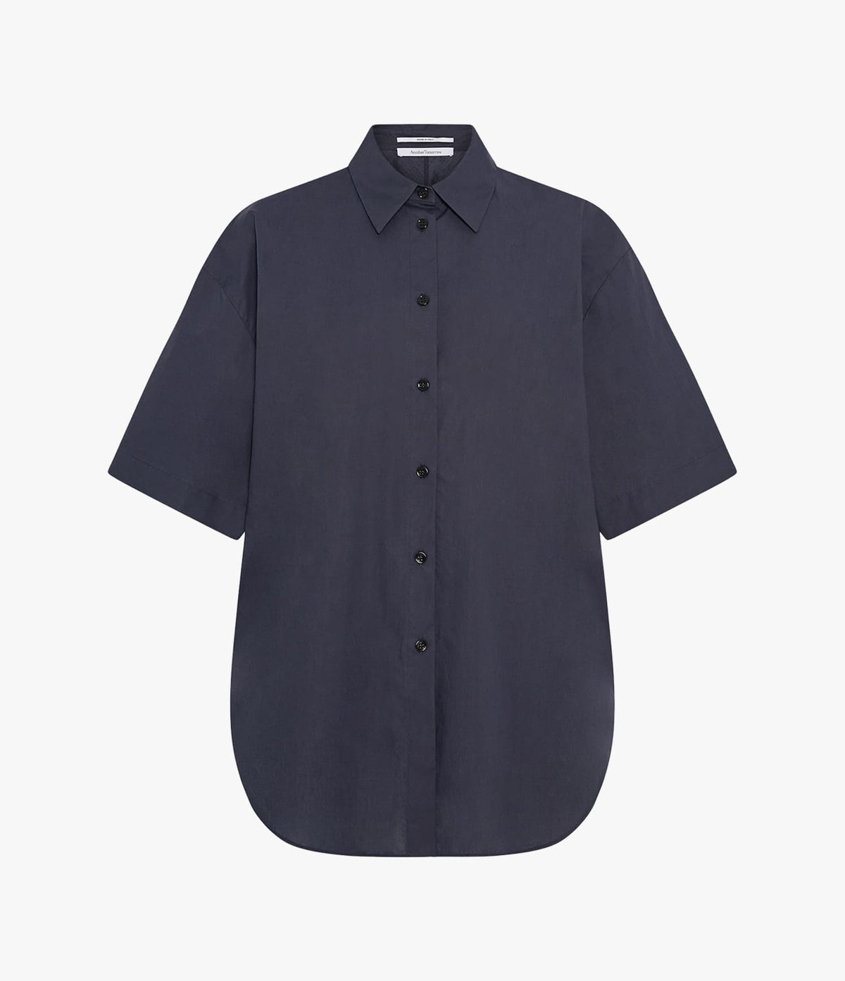 Poplin Short Sleeve Shirt | Midnight