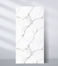 Calacatta White Marble PVC Wall Panel - Waterproof (4x8 ft, 32 sq. ft)