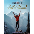 Undated 12 Month Weekly Planner with Affirmations - Paperback