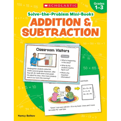 Solve-The-Problem Mini Books: Addition & Subtraction - Paperback