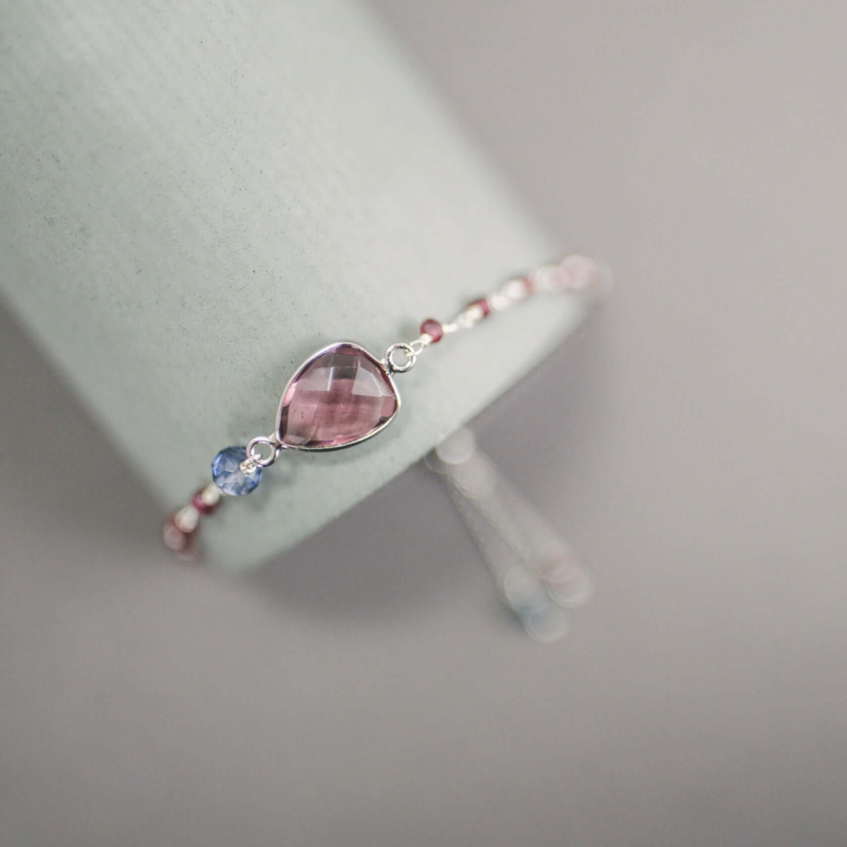 London Blue Quartz Silver Isla Bracelet