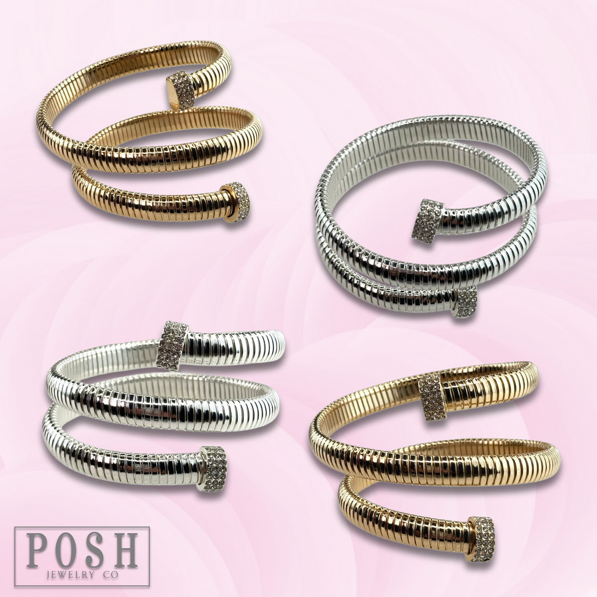 Wrap around flex chain bracelet