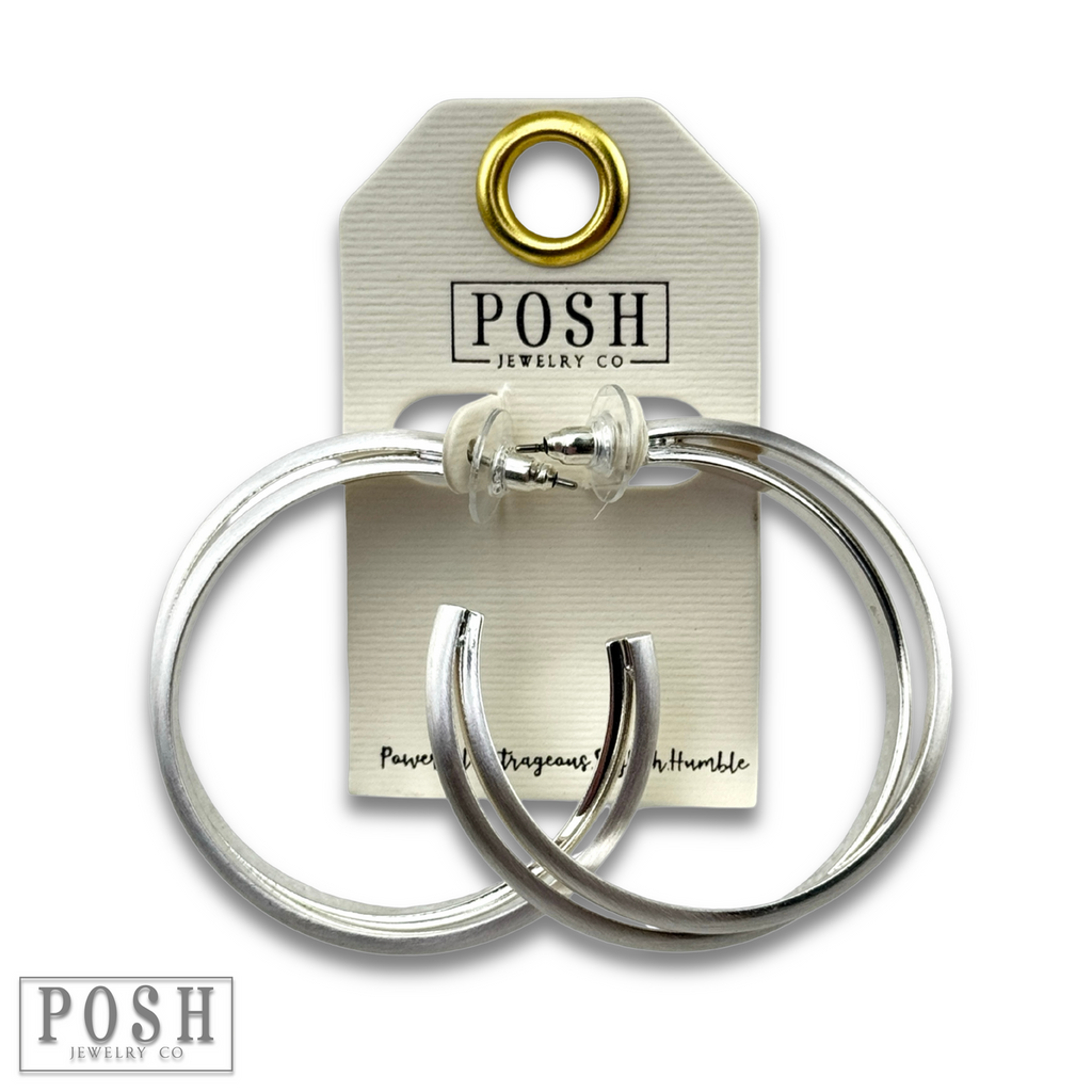 Double hoop earring