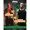 Steve Austin vs. Dwayne Johnson: Wrestling Legends Face Off - Library Binding