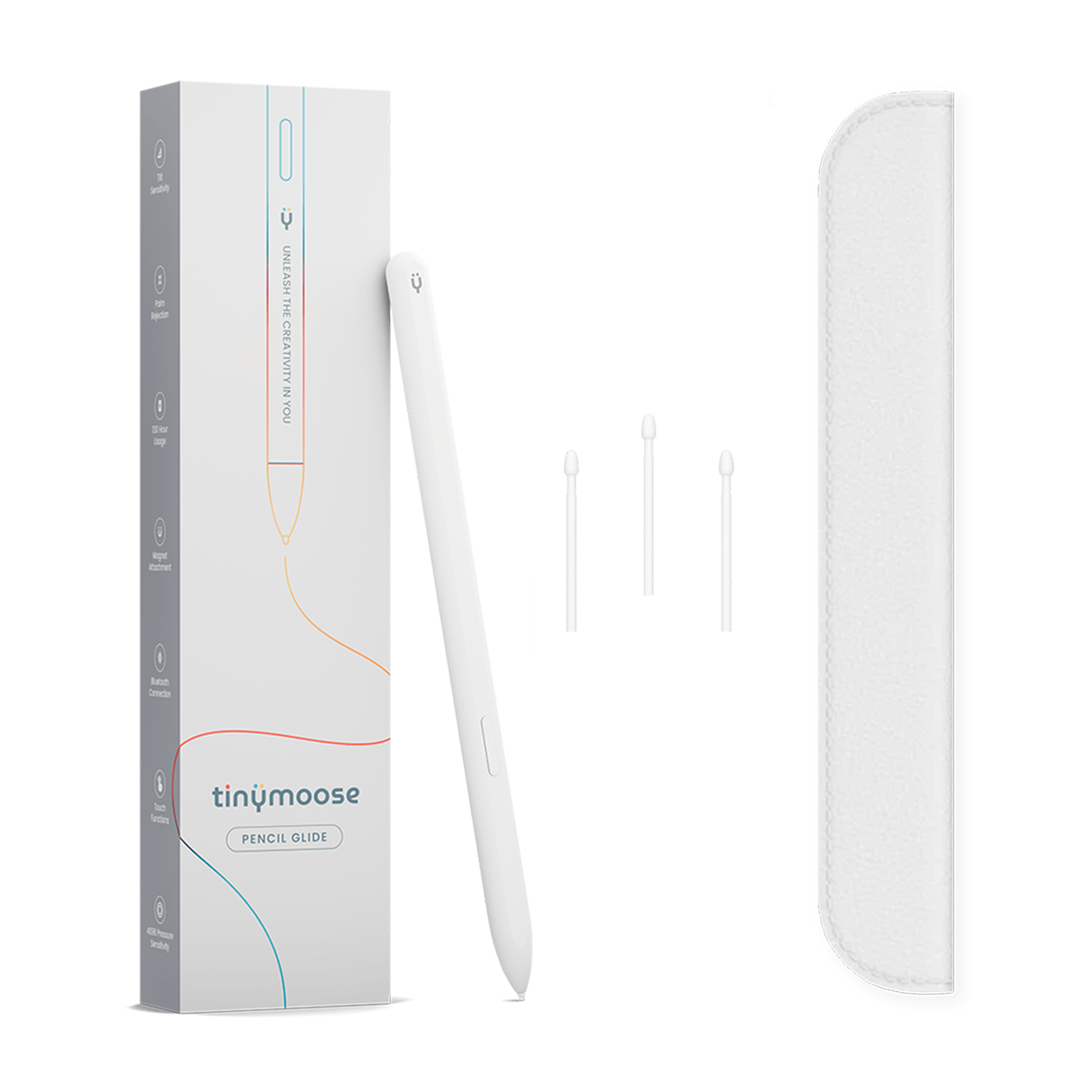 Pencil Glide | (Alpine White) Compatible with Samsung Galaxy Tab S7, S8, S9 & other EMR-supported tablets