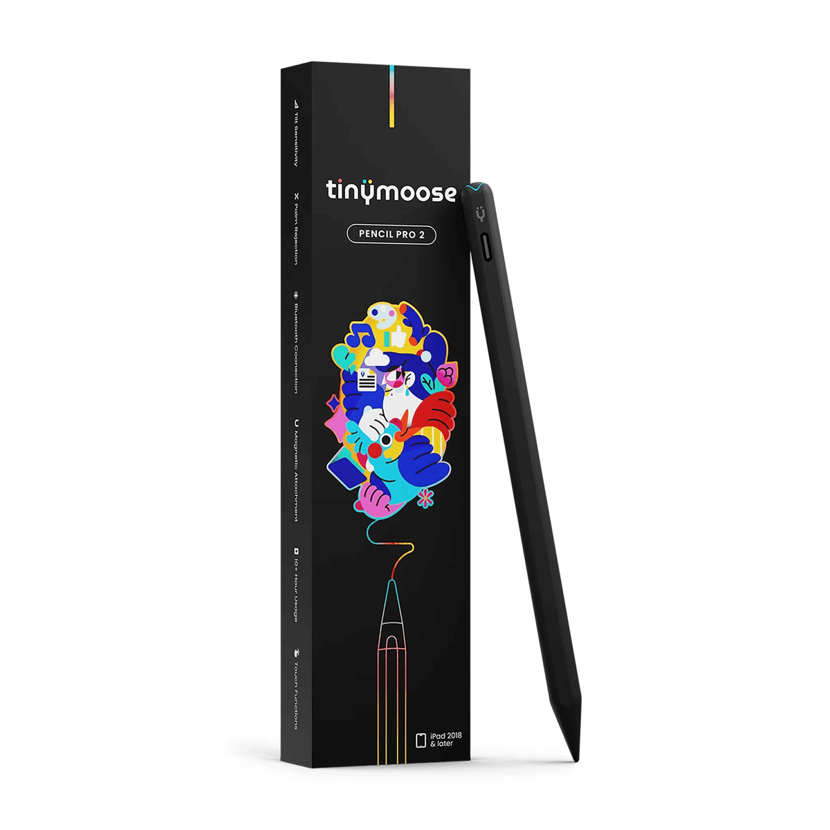 Pencil Pro 2 | Midnight Black - iPad Pen With Gesture Controls