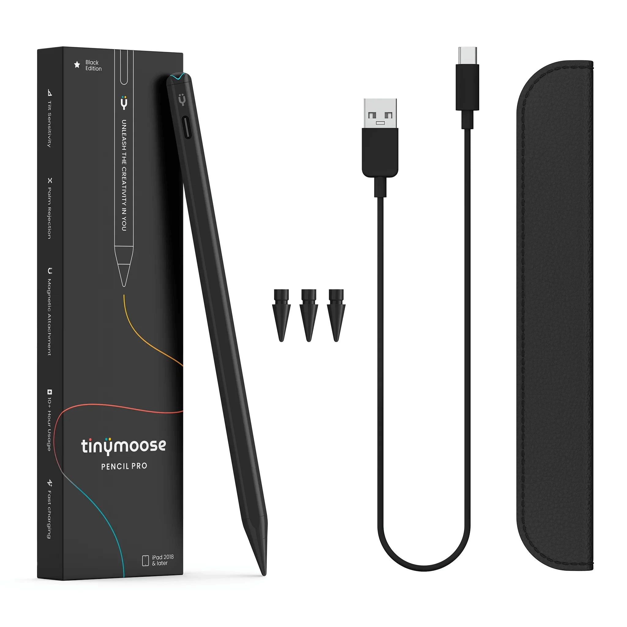 Pencil Pro - iPad Pen With USB-C Charging | Black Edition
