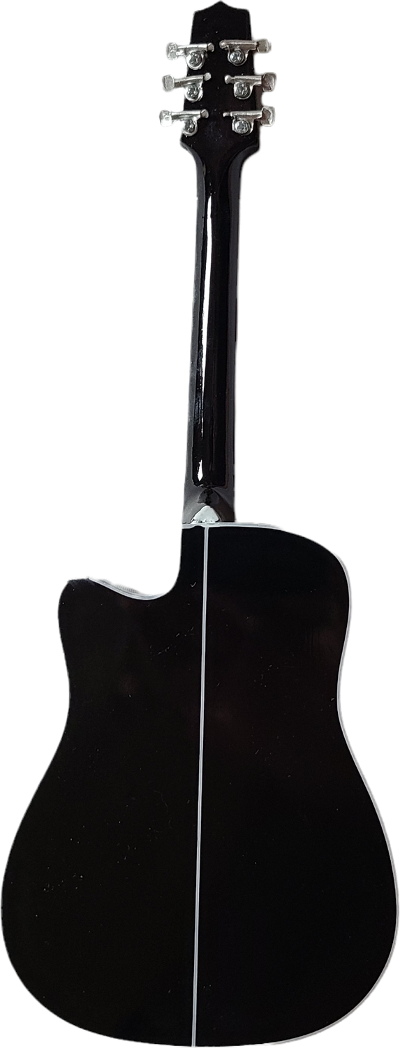 Don McLean Signed USA Flag Acoustic Axe Heaven Mini 1:4 Guitar American Pie