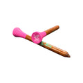 Tropical Pink Premium Wooden Golf Tees | 2 3/4” Standard Size | 45 Pack Set | Durable Painted Wood Tees | Unique Designs