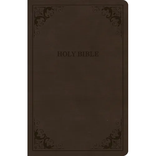 CSB Thinline Bible, Value Edition, Brown Leathertouch - Imitation Leather