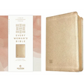 NLT Every Woman's Bible, Filament Enabled (Leatherlike, Soft Gold, Red Letter) - Imitation Leather