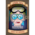 Scuba Jack Saves The Universe Chapter Book for Kids w/Companion Workbook. Helps With Reading Comprehension - Paperback