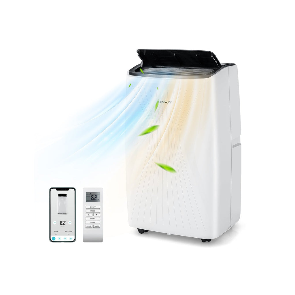 12000 BTU Portable Air Conditioner with Heat and Smart WiFi