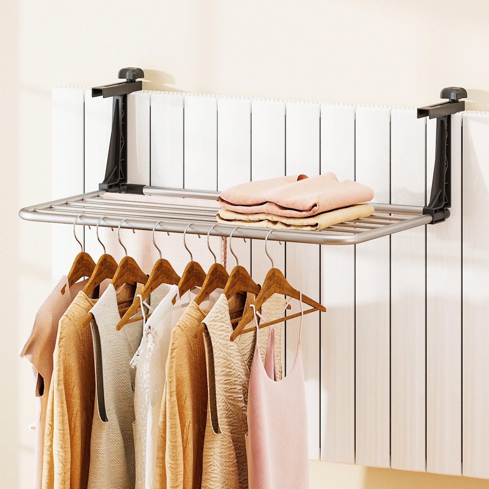 Portable Aluminum Clothes and Towel Drying Rack