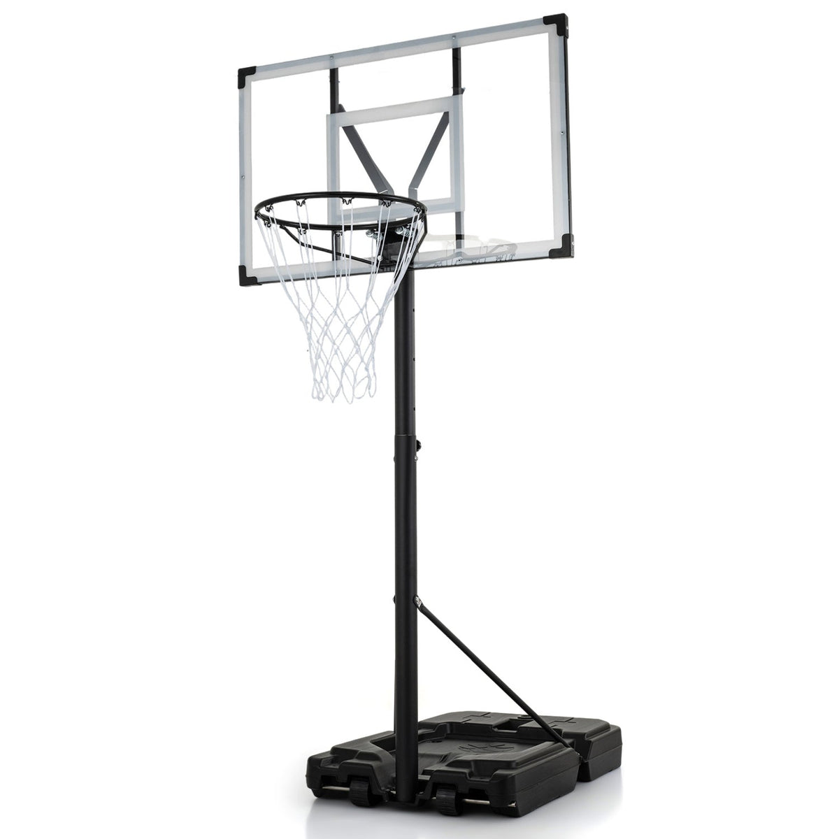 Portable Basketball Hoop with Adjustable Height 4.43-10 Ft