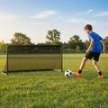 Portable POP Up Toddler Soccer Net with Metal Frame