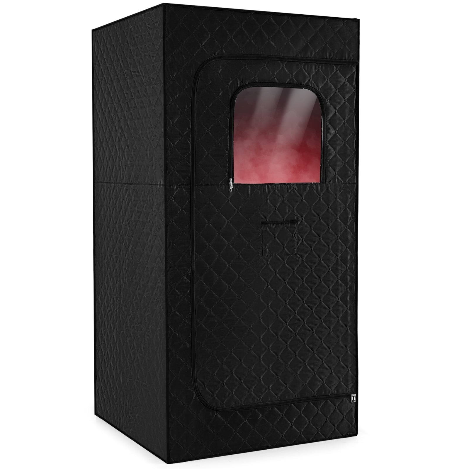Portable Steam Sauna Box with 3L/1200W Fast-Heat Steamer and 15-Level Temperature