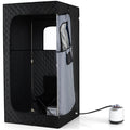Portable Steam Sauna Box with 3L/1200W Fast-Heat Steamer and 15-Level Temperature