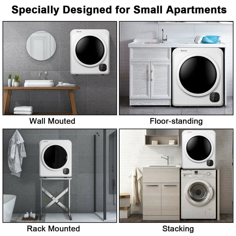 Powerful 1700W Tumble Dryer Steel Tub Fast Drying Performance