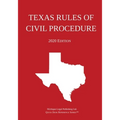 Texas Rules of Civil Procedure; 2020 Edition - Paperback