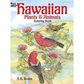 Hawaiian Plants and Animals Coloring Book - Paperback