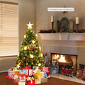 Prelit Fiber Optic Christmas Tree with Warm White Lights