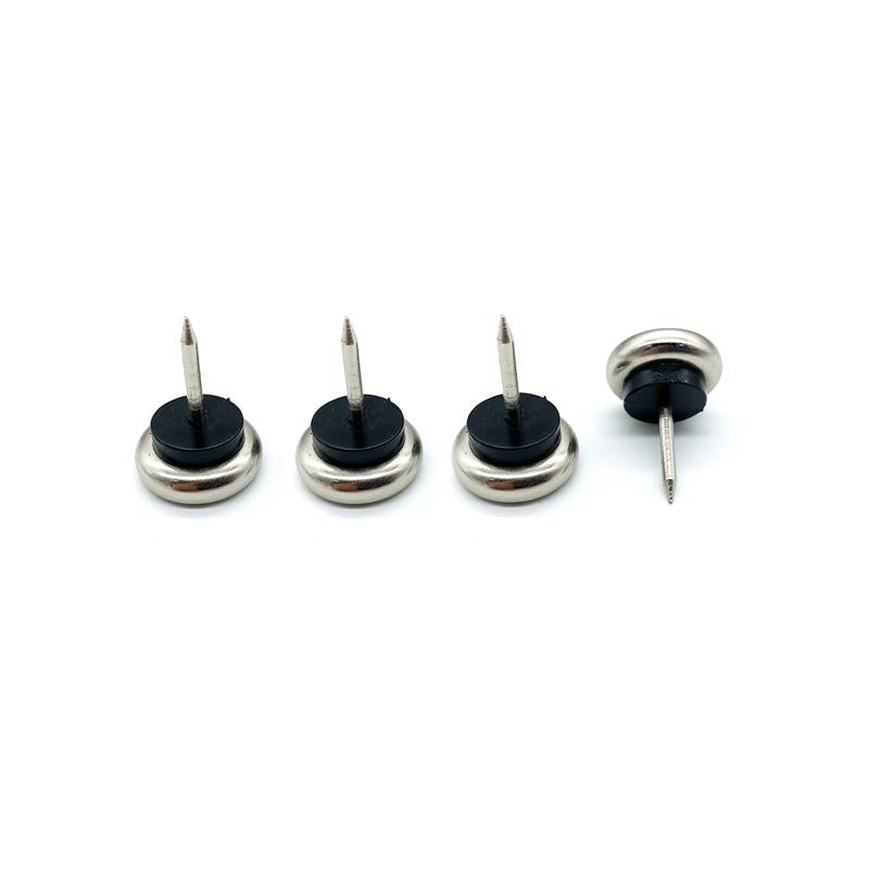 Projex Nail-On Glides Nickle 7/8'' 4 Pk.
